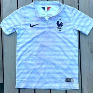 Authentic Nike France soccer jersey. Kids size XS